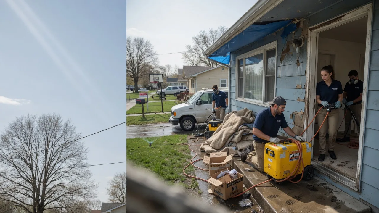 Basement Flood Cleanup in Elliott, IL near me